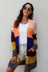 Fall Color Cardigan Sweater