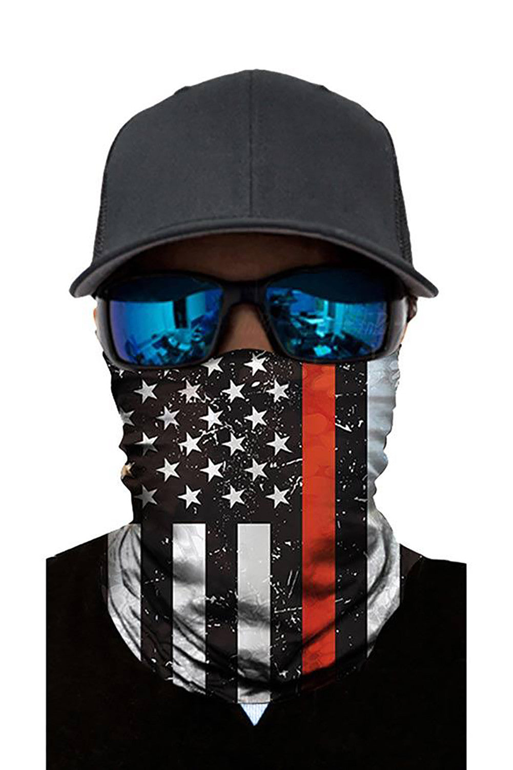 Stars Stripes Print Windproof Face Shield Unisex Neck Gaiter