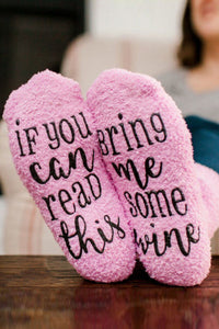 Bring Me Some Wine Socks