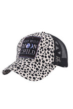 Load image into Gallery viewer, Stay Wild Moon Child High Ponytail Trucker Hat
