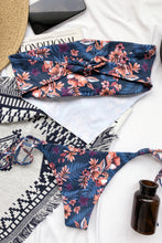 Load image into Gallery viewer, Floral Bandeau Top Bikini
