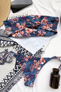 Floral Bandeau Top Bikini