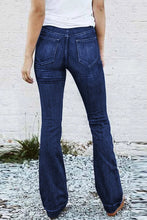 Load image into Gallery viewer, High Rise Elastic Waist Flare Jeans
