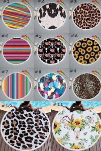 Round Beach Towel