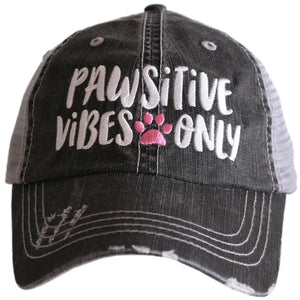 Pawsitivs Vibes Only Trucker Hat