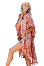 Load image into Gallery viewer, Tasseled Mandala Kimono
